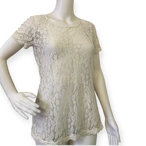 Ivory Lace Top
